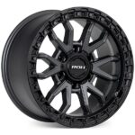 RANGER/ RANGER RAPTOR/ EVEREST (17X9) RAID MATT BLACK GRAPHITE 4x ALLOY WHEELS (6/139) +35 - Image 2
