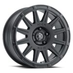 7017803160SB - RICOCHET 5x108" / 17x8 SATIN BLACK