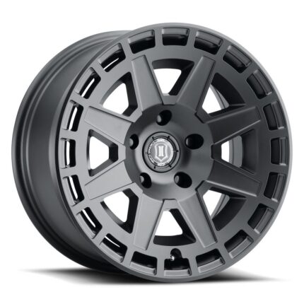 3217857345SB -  COMPASS 5x5 / 17x8.50 SATIN BLACK