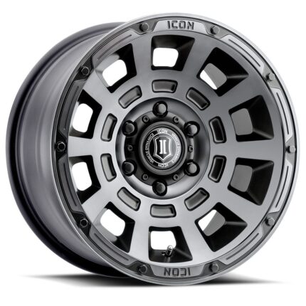 2817855557SSBT -  THRUST 5x150" / 17x8.50 SMOKED SATIN BLACK TINT