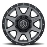 SILVERADO/SUBURBAN/SIERRA 2500HD  (17x8.50) 4 x TITANIUM REBOUND HD 8x6.5 +13 OFFSET - Image 2