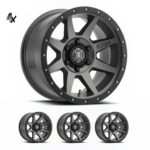 SILVERADO/SUBURBAN/SIERRA 1500 (17x8.50) 4x REBOUND TITANIUM 6x5.5" (0 OFFSET)