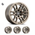 (17x8.50) 4x VECTOR6 BRONZE 6x5.5" (0 OFFSET)