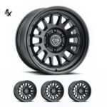 F-150 (17x8.5) 4x ANZA SATIN BLACK 6x135 +6 OFFSET