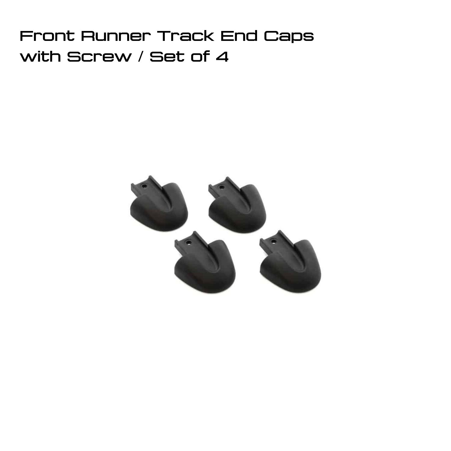 Front Runner Track End Caps with Screw Set of 4 Front Runner Track End Caps with Screw / Set of 4 - Image 1