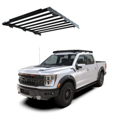 KSFF005T - Ford F-150 Super Crew (2021-Current) Slimsport Roof Rack Kit / Light Bar Ready