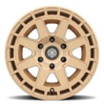 RAM 1500 (17x8.50) 4x COMPASS SATIN BRASS 6x5.5" (0 OFFSET) - Image 3