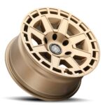 RAM 1500 (17x8.50) 4x COMPASS SATIN BRASS 6x5.5" (0 OFFSET) - Image 2