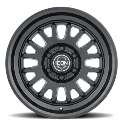 8217857345SB - 	ICON ALLOYS ANZA SATIN BLACK - 17 X 8.5 / 5 X 5 / -6MM