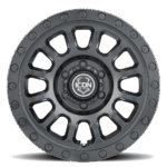 JK/JL/JT (17x8.5) 5x HULSE DBL BLACK 5x5 -6 OFFSET - Image 3