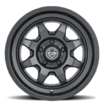 JK/JL/JT (17x8.5) 5x NUEVO SATIN BLACK 5x5 -6 OFFSET - Image 3