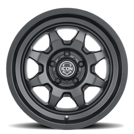 8117857345SB - 	ICON ALLOYS NUEVO SATIN BLACK - 17 X 8.5 / 5 X 5 / -6MM