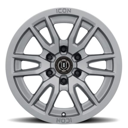 2417859057TT - 	ICON ALLOYS VECTOR6 TITANIUM 17 X 8.5 / 6 X 5.5 +25MM / 5.75" BS