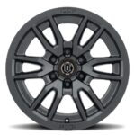 FJ/Prado/GX460/Hilux/Fortuner/4Runner/Pajero/Tacoma (17x8.5) 4x VECTOR6 Satin Black 6x5.5 +25 OFFSET - Image 3