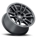SILVERADO/SUBURBAN/SIERRA 1500 (17x8.5) 4x VECTOR6 SATIN BLACK 6x5.5 (0 OFFSET) - Image 3