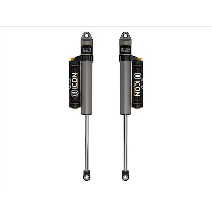 25ALSERIES_HARDANO_10-PBR-CDCV-EYE-EYE_PAIR.jpg 27726CP - ICON 2018-2023 JEEP WRANGLER JL 2.5" LIFT REAR V.S. 2.5 ALUMINUM SERIES SHOCK ABSORBERS PIGGYBACK RESERVOIR W/ CDCV PAIR - Image 1