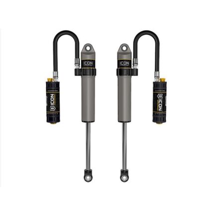 27821CP - ICON 2020-2023 JEEP GLADIATOR/2018-2023 JEEP WRANGLER JL 2.5" LIFT FRONT V.S. 2.5 ALUMINUM SERIES SHOCK ABSORBERS REMOTE RESERVOIR W/ CDCV PAIR