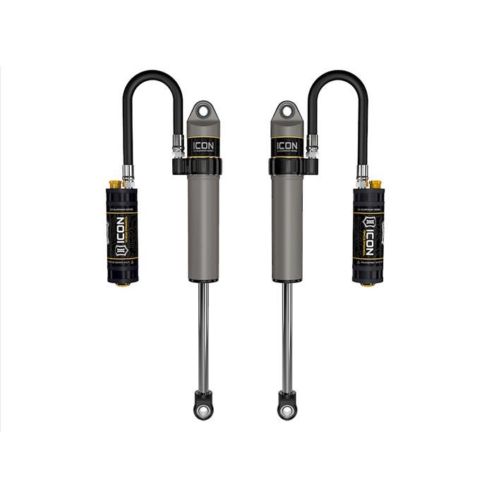 25ALSERIES_HARDANO_75-RR-CDCV-EYE-EYE_PAIR_web_large.jpg 27821CP - ICON 2020-2023 JEEP GLADIATOR/2018-2023 JEEP WRANGLER JL 2.5" LIFT FRONT V.S. 2.5 ALUMINUM SERIES SHOCK ABSORBERS REMOTE RESERVOIR W/ CDCV PAIR - Image 1