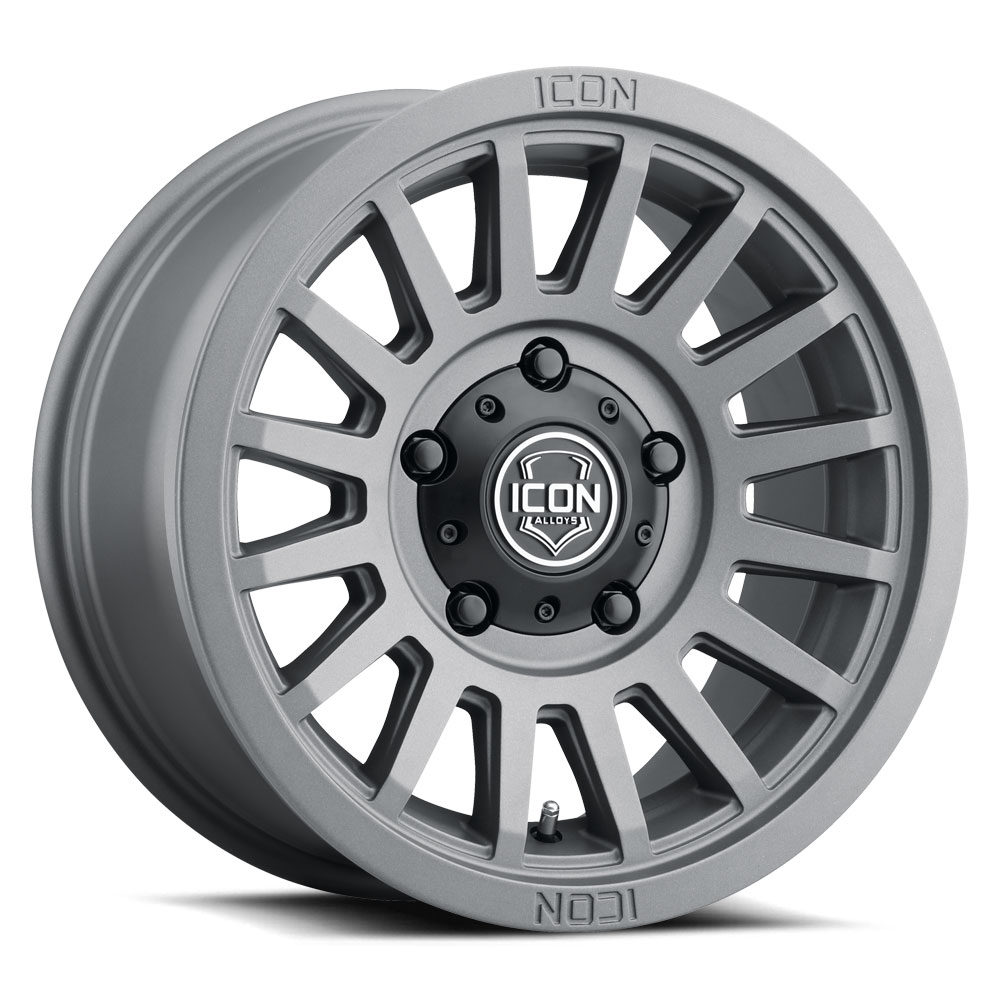 iconalloys-recon-slx-wheel-5lug-charcoal-17x8-5-1000_8160-2.jpg 3617856350CH - ICON ALLOYS RECON SLX CHARCOAL 17 X 8.5 / 6 X 135/6MM / 5" BS - Image 1