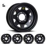 LC71/LC76/LC78/LC79 (16X8) 5x Blak Trak Steel wheels (5/150) -22 OFFSET