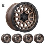 LC71/LC76/LC78/LC79 (17X9) 5x MATT BLACK BRONZE ASSAULT WHEELS (5/150) -12 / -59 OFFSET