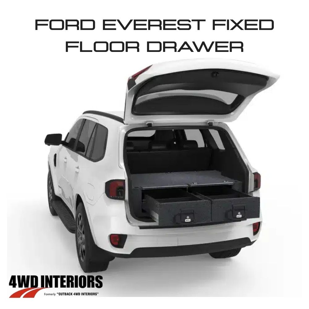 FORD EVEREST FIXED FLOOR DRAWER Everest 2022+ 4WD INTERIORS FIXED FLOOR DRAWERS - Image 1