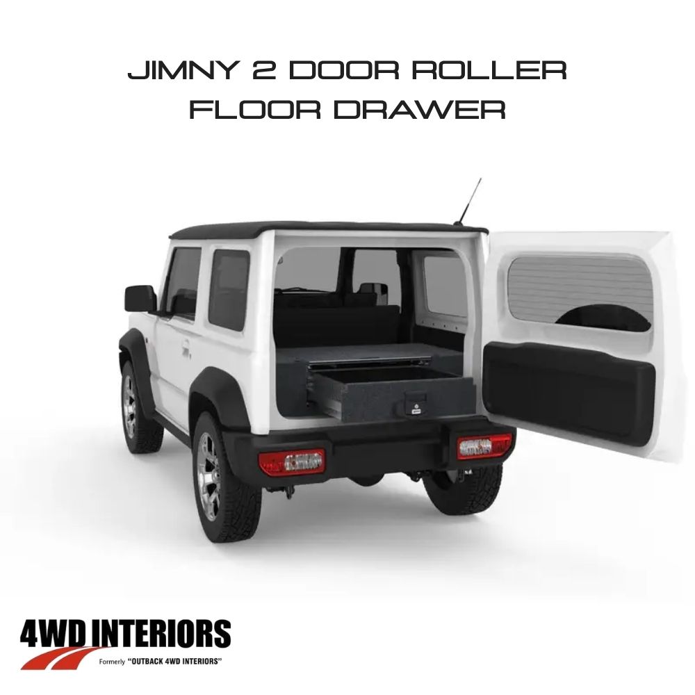 JIMNY 2 DOOR ROLLER FLOOR DRAWER Jimny 2Door 4WD INTERIORS SINGLE ROLLER FLOOR DRAWERS - Image 1