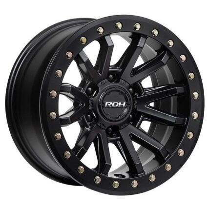 ZUL17912MB - Zullo Matte Black 17x9 6/139.7 -12 OFFSET ROH