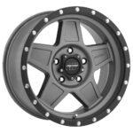 PXA2635-78573 - Pro Comp 35 Series Predator, 17x8.5 Wheel with 5 on 5 Bolt Pattern - Matte Graphite