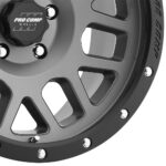 PXA2640-7973 - Pro Comp 40 Series Vertigo Wheel, 17x9 with 5 on 5 Bolt Pattern - Matte Graphite - Image 2
