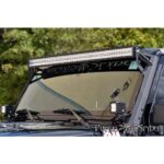 PSC45-28-R50 - JEEP WRANGLER JK Poison Spyder A-Pillar 50 " Light Bar Mount (Bare)