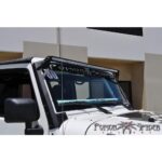 PSC45-28-R50 - JEEP WRANGLER JK Poison Spyder A-Pillar 50 " Light Bar Mount (Bare) - Image 4