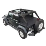 S/B90335 - Jeep Wrangler JK 4 Dr Outback Wind Breaker (Black Diamond) - Image 2