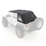 S/B9073235 - Jeep Wrangler JK, 2 Dr Bowless Combo Top with Tinted Windows and No Door Uppers (Black Diamond) - Image 2