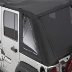 S/B9073235 - Jeep Wrangler JK, 2 Dr Bowless Combo Top with Tinted Windows and No Door Uppers (Black Diamond) - Image 3