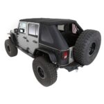 S/B9083235 - Jeep Wrangler JK 4 Dr Bowless Combo Top With Tinted Windows and No Door Uppers (Black Diamond) - Image 3