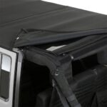 S/B9083235 - Jeep Wrangler JK 4 Dr Bowless Combo Top With Tinted Windows and No Door Uppers (Black Diamond) - Image 10