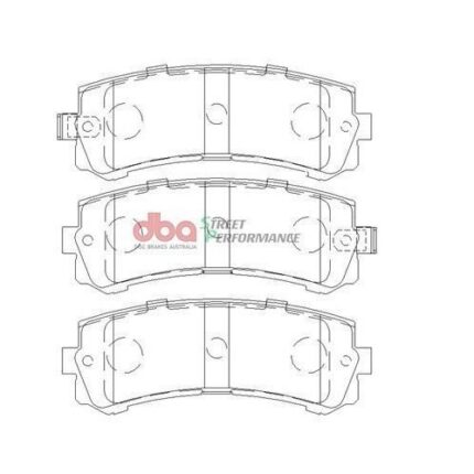 DB2060SP - T2 REAR BRAKE PADS Y61 (Pair)