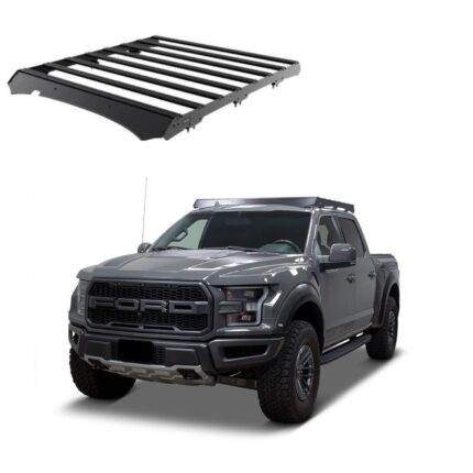 F150 SUPER CREW (2018-2020) SLIMSPORT ROOF RACK KIT WITH ACCESSORIES - KSFF001BP