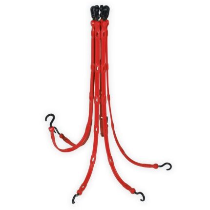 FW36-6R - ADJUSTABLE FLEXWEB BUNGEE CARGO NET-RED
