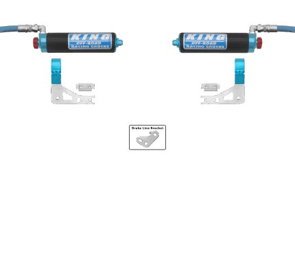 25001-416A 24+ Toyota Prado 250/Lexus GX550, 25+ 4Runner 2.5 Rear Shocks