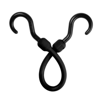 PC12BK - 12" EASY STRETCH BUNGEE CORD - BLACK