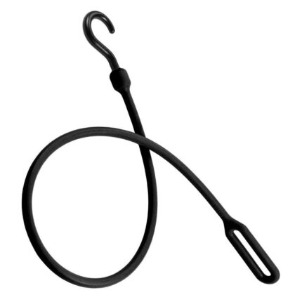PC30LEBK - 30" LOOP END EASY STRETCH BUNGEE CORD - BLACK