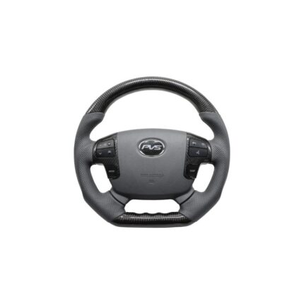 PVS-LC70-WHEEL-1 - LC70 Grey Leather Steering Wheel with Steering Controls