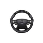 PVS-LC200-WHEEL-205 - LC71/LC76/LC78/LC79/LC200 Rari OBD Flat Bottom Black Leather Steering Wheel
