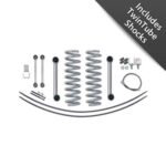 R/ERE6020T - JEEP XJ Rubicon Express 3.5" Super-Ride Short Arm Lift Kit with Rear Add-A-Leafs and Twin Tube Shocks