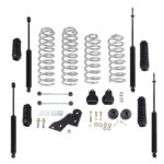 R/ERE7141T - JEEP WRANGLER JK 4 dr Rubicon Express 2.5 Inch Standard Coil Lift Kit with Twin Tube Shocks