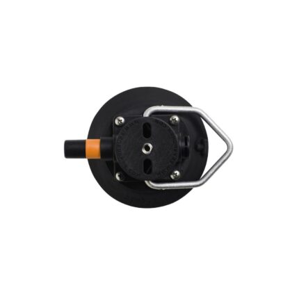 VM1015B - 4.5" SeaSucker with Pointed Stainless Steel D-Ring - Black