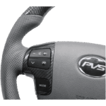 PVS-LC70-WHEEL-1 - LC70 Grey Leather Steering Wheel with Steering Controls - Image 3