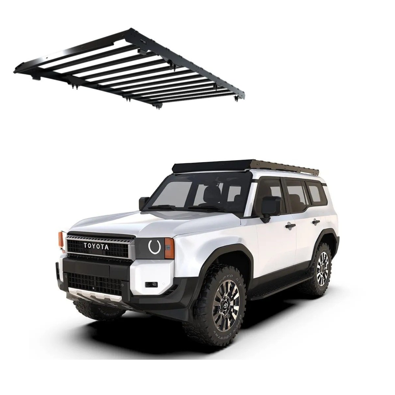 KSTL004T – Prado 250 2024+ Slimsport Roof Rack Kit KSTL004T - Prado 250 2024+ Slimsport Roof Rack Kit - Image 1